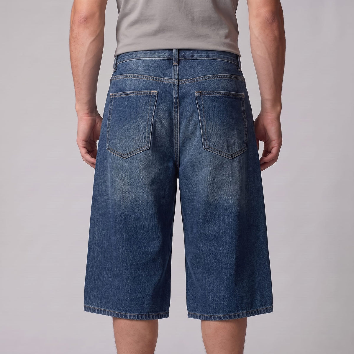 Goddard Wide Leg Denim Shorts