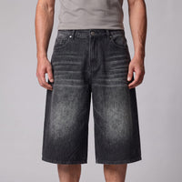 Goddard Wide Leg Denim Shorts