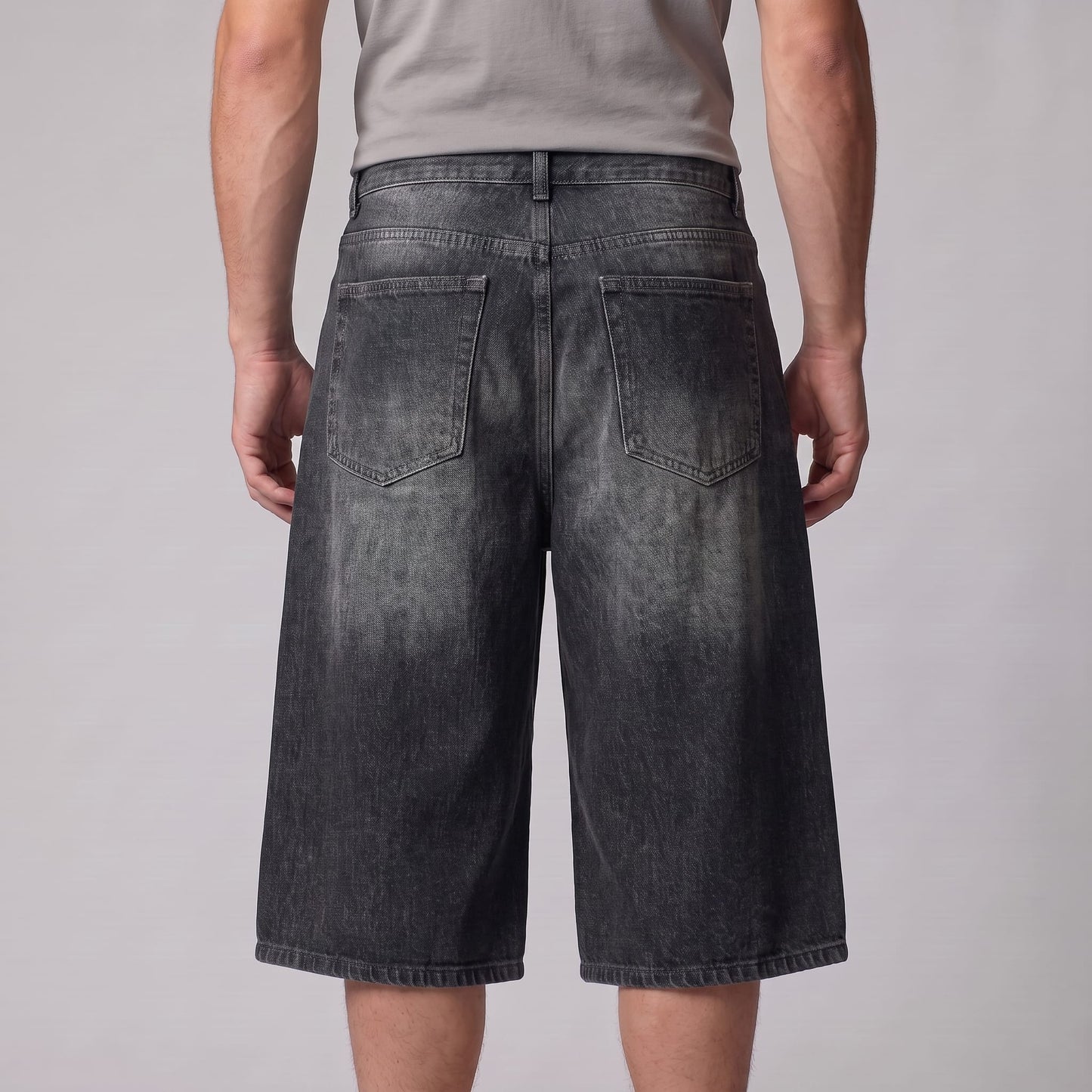 Goddard Wide Leg Denim Shorts_15