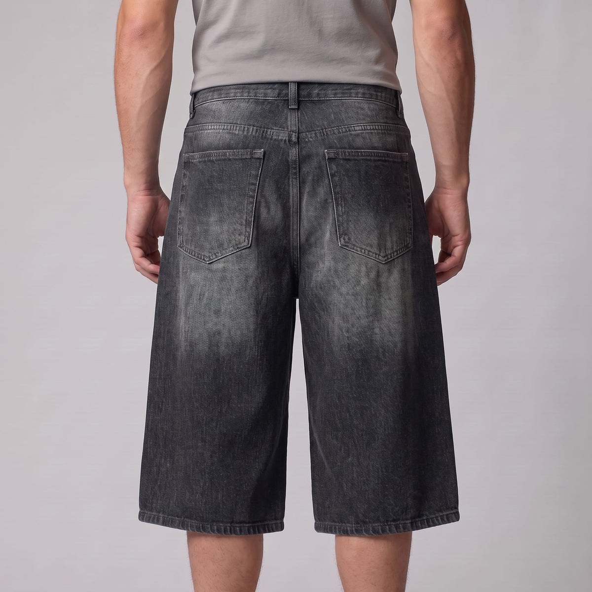 Goddard Wide Leg Denim Shorts