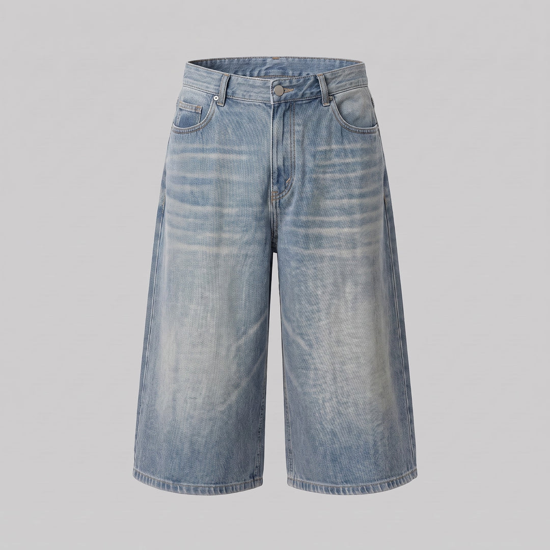 Goddard Wide Leg Denim Shorts