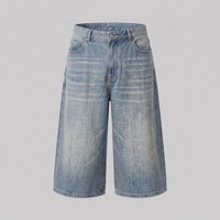 Goddard Wide Leg Denim Shorts