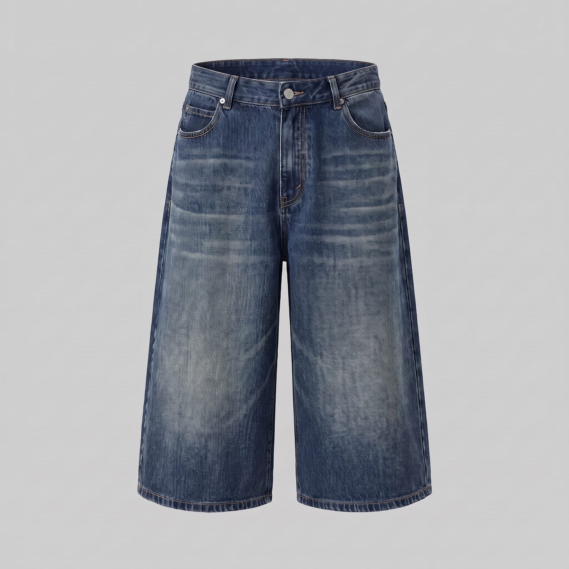 Goddard Wide Leg Denim Shorts