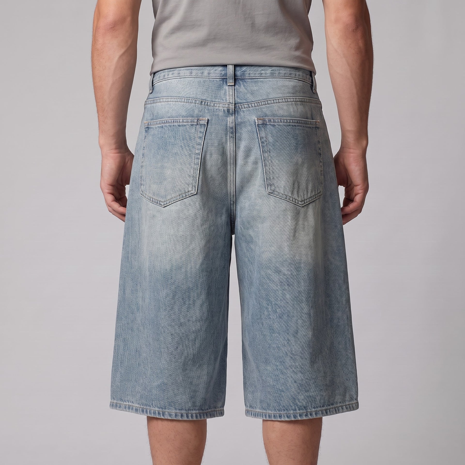 Goddard Wide Leg Denim Shorts
