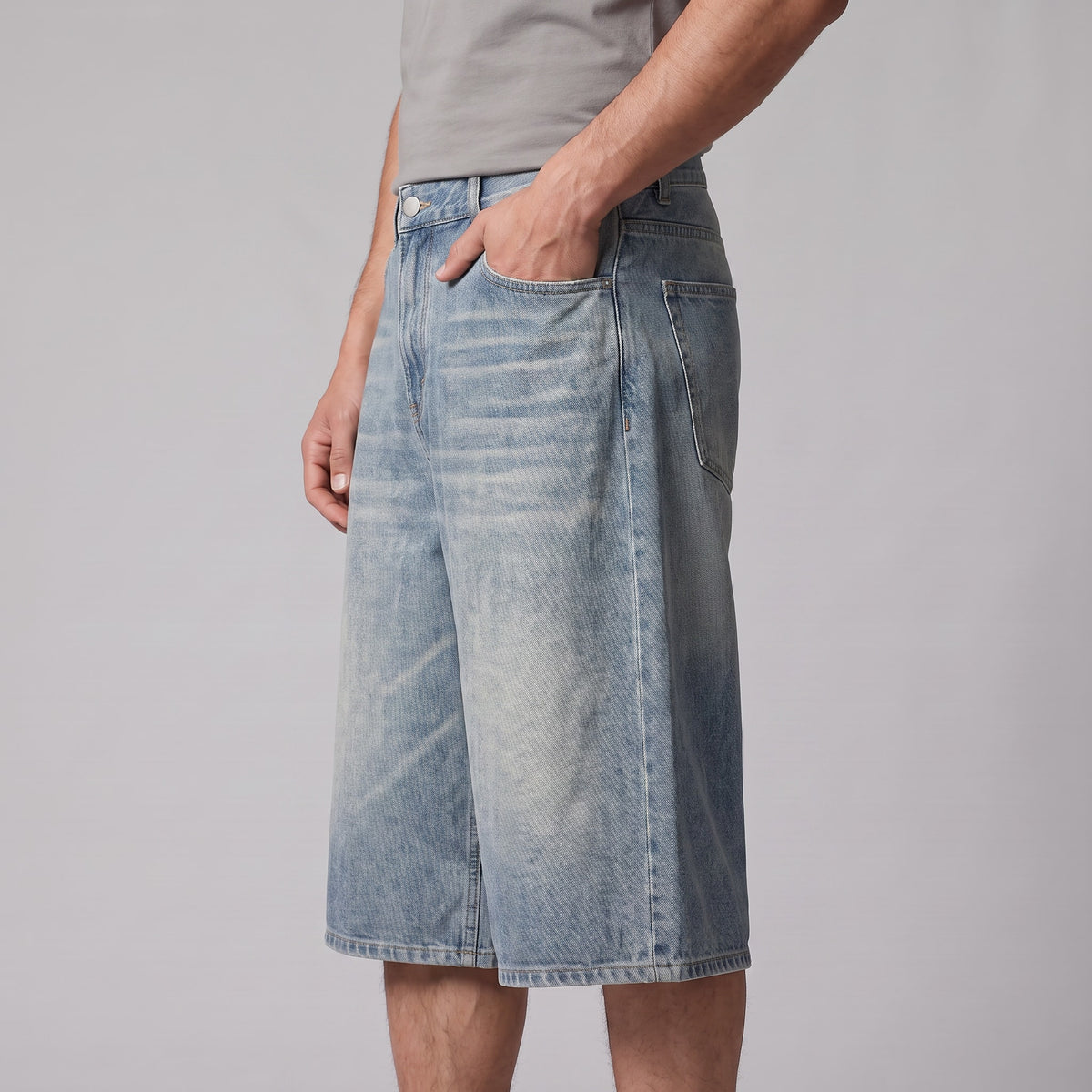 Goddard Wide Leg Denim Shorts_4