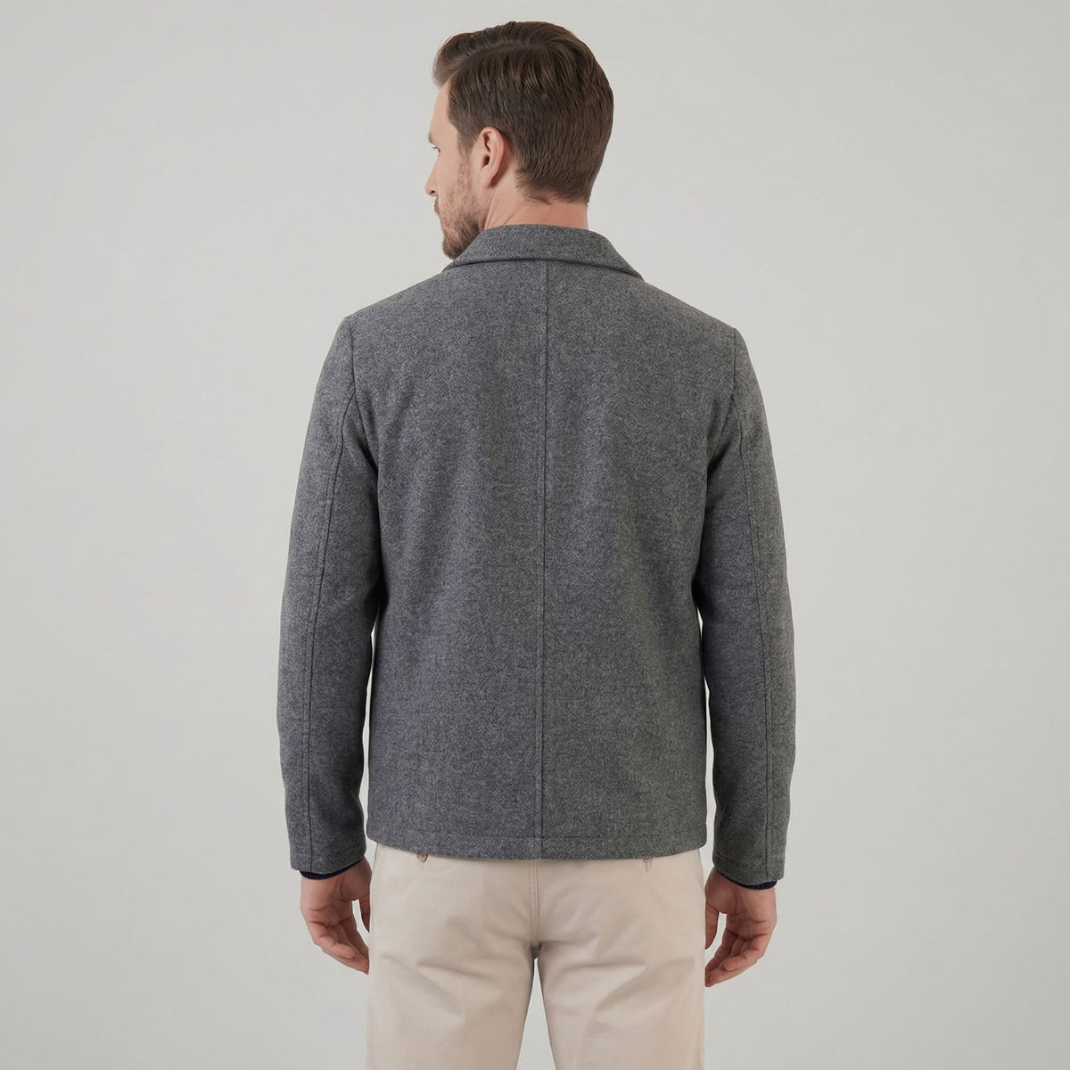 Kimball Wool Blend Zip Jacket