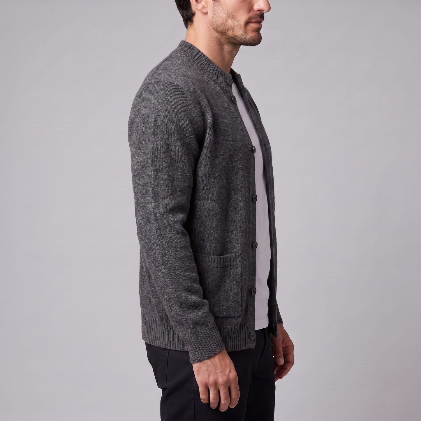 Ignatius Wool Button Front Cardigan_7