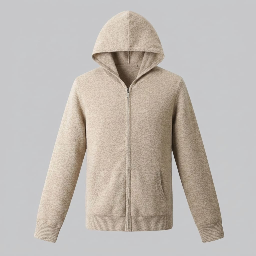 Irving Wool Zip Up Hoodie