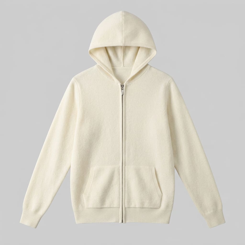 Irving Wool Zip Up Hoodie