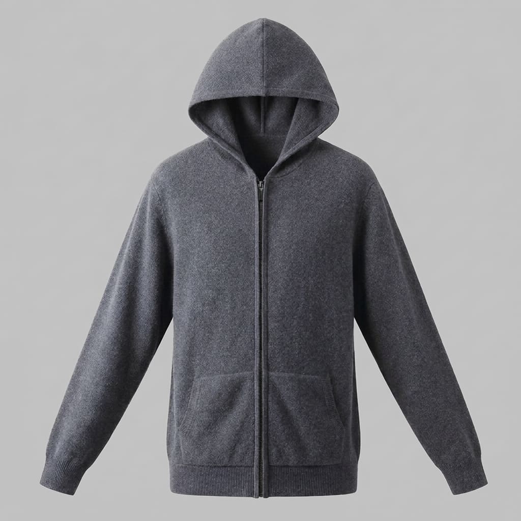 Irving Wool Zip Up Hoodie