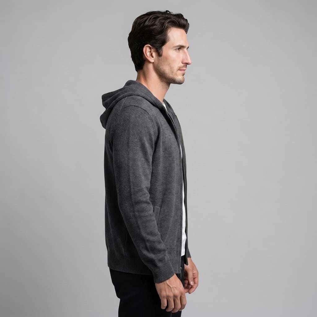 Irving Wool Zip Up Hoodie
