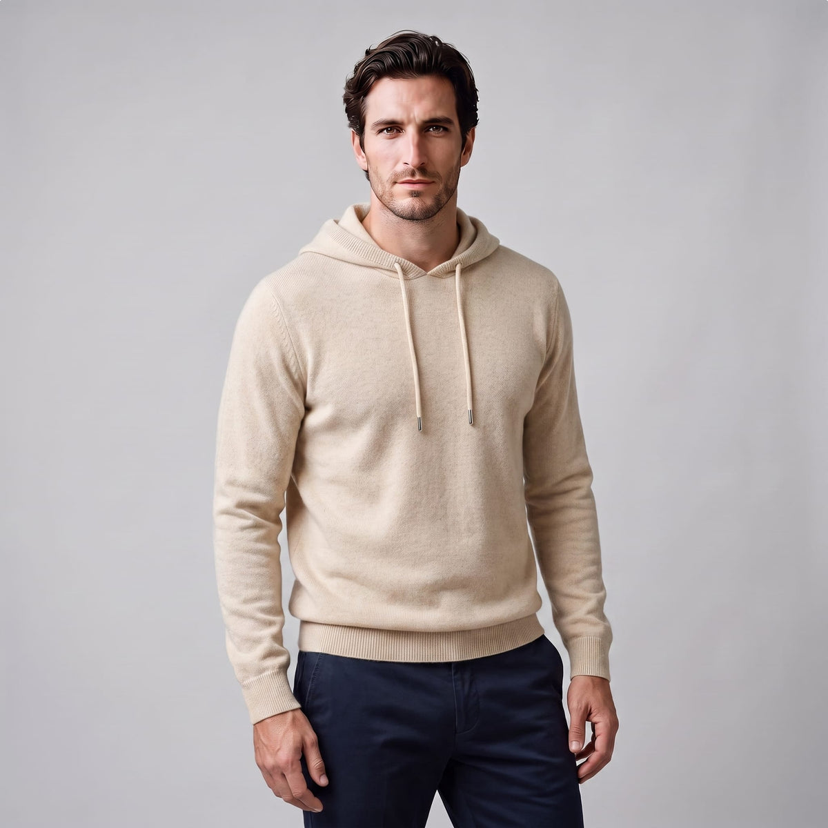 Jarrett Wool Drawstring Hoodie