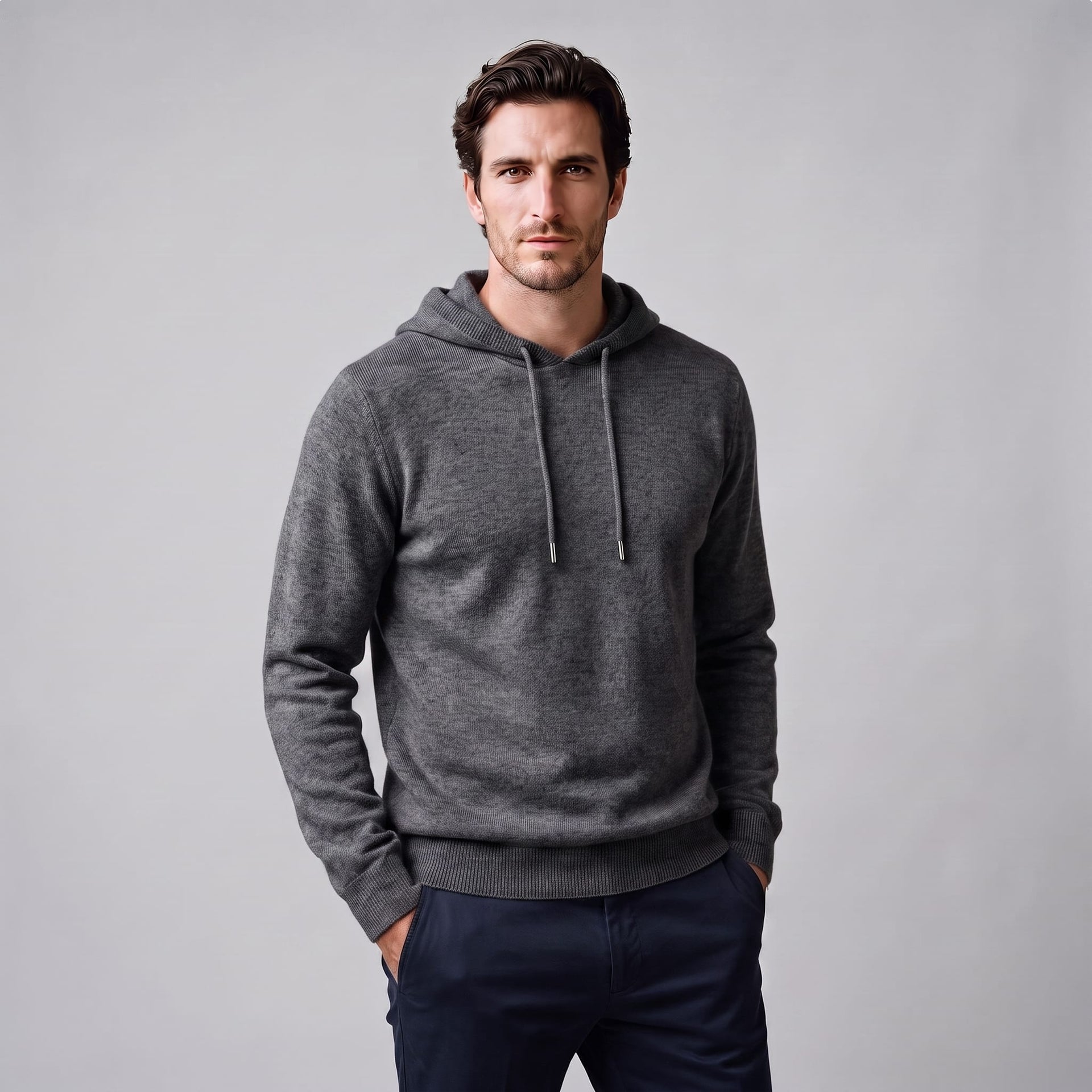 Jarrett Wool Drawstring Hoodie
