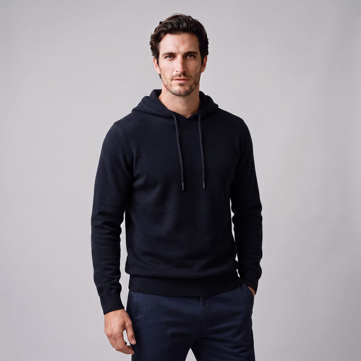Jarrett Wool Drawstring Hoodie