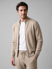 Eli Wool Knit Zip Cardigan and Pants Set