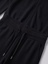 Eli Wool Knit Zip Cardigan and Pants Set