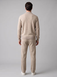 Eli Wool Knit Zip Cardigan and Pants Set