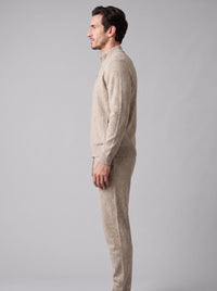 Eli Wool Knit Zip Cardigan and Pants Set