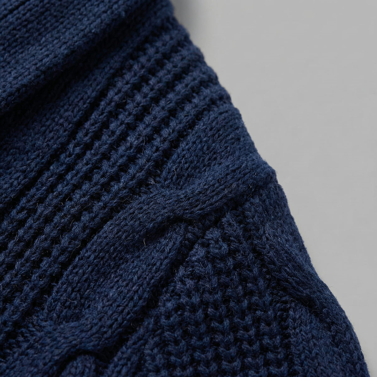Jefferson Cable Knit Shawl Collar Cardigan_3