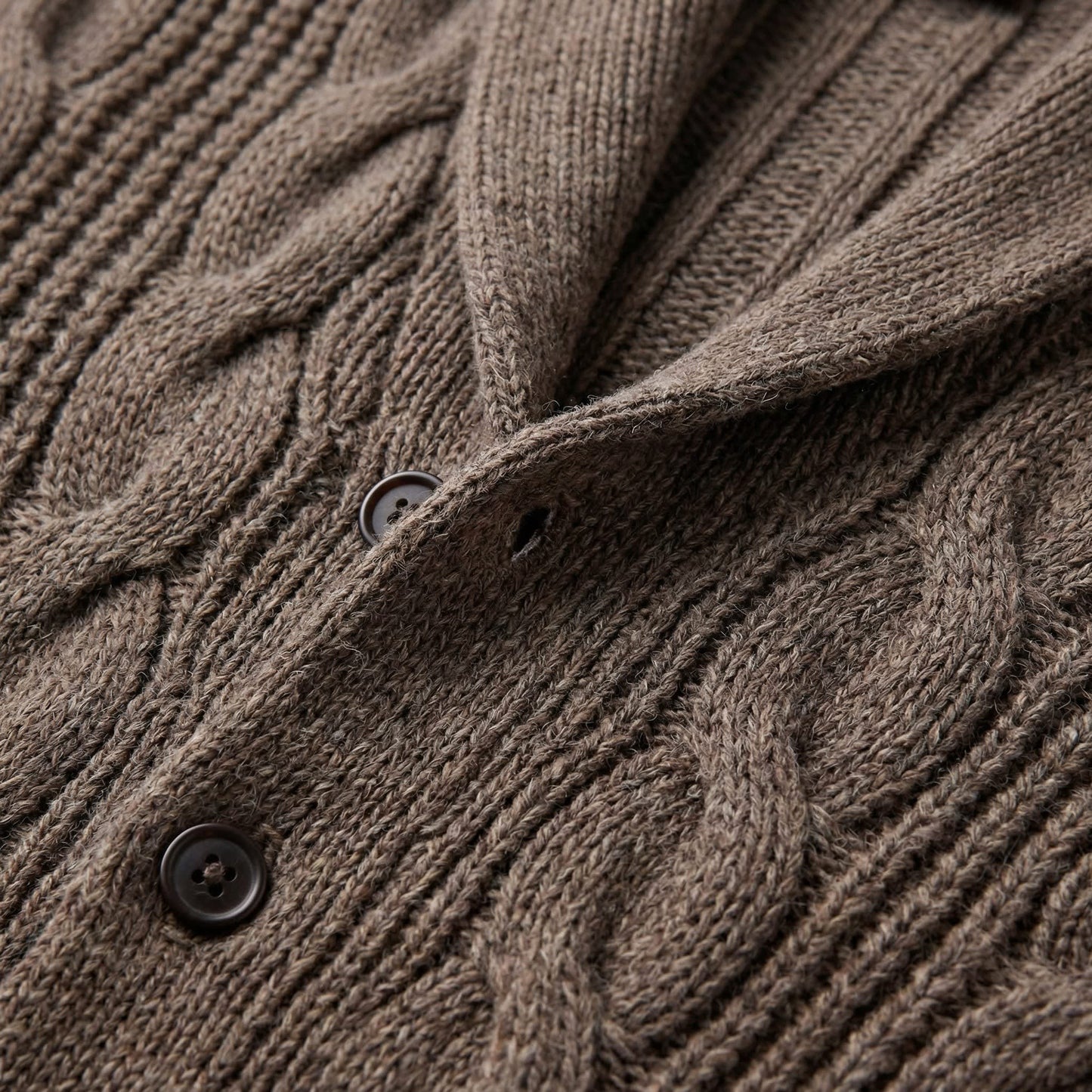 Jefferson Cable Knit Shawl Collar Cardigan_9