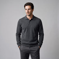 Kingsley Wool Polo Collar Sweater