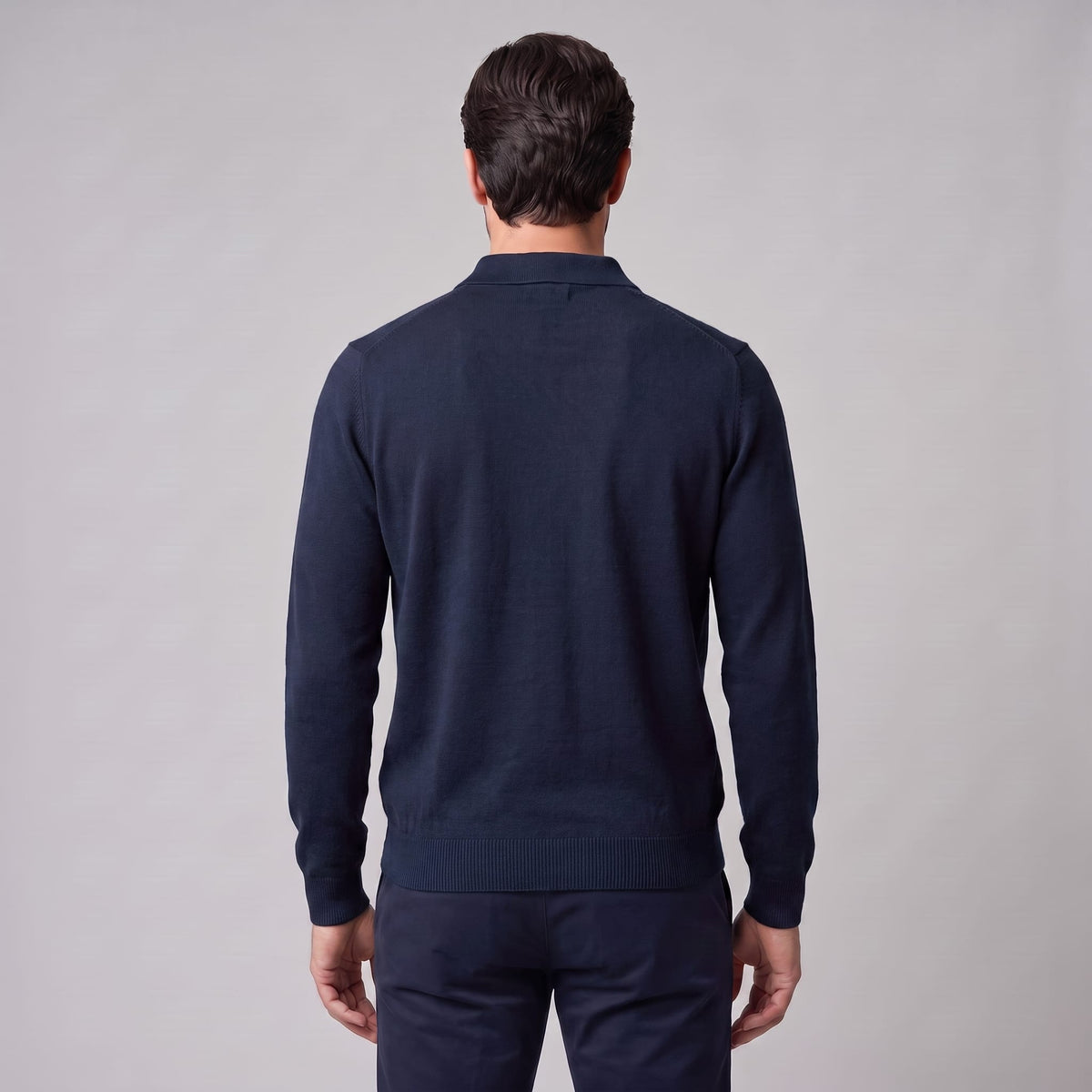 Kingsley Wool Polo Collar Sweater