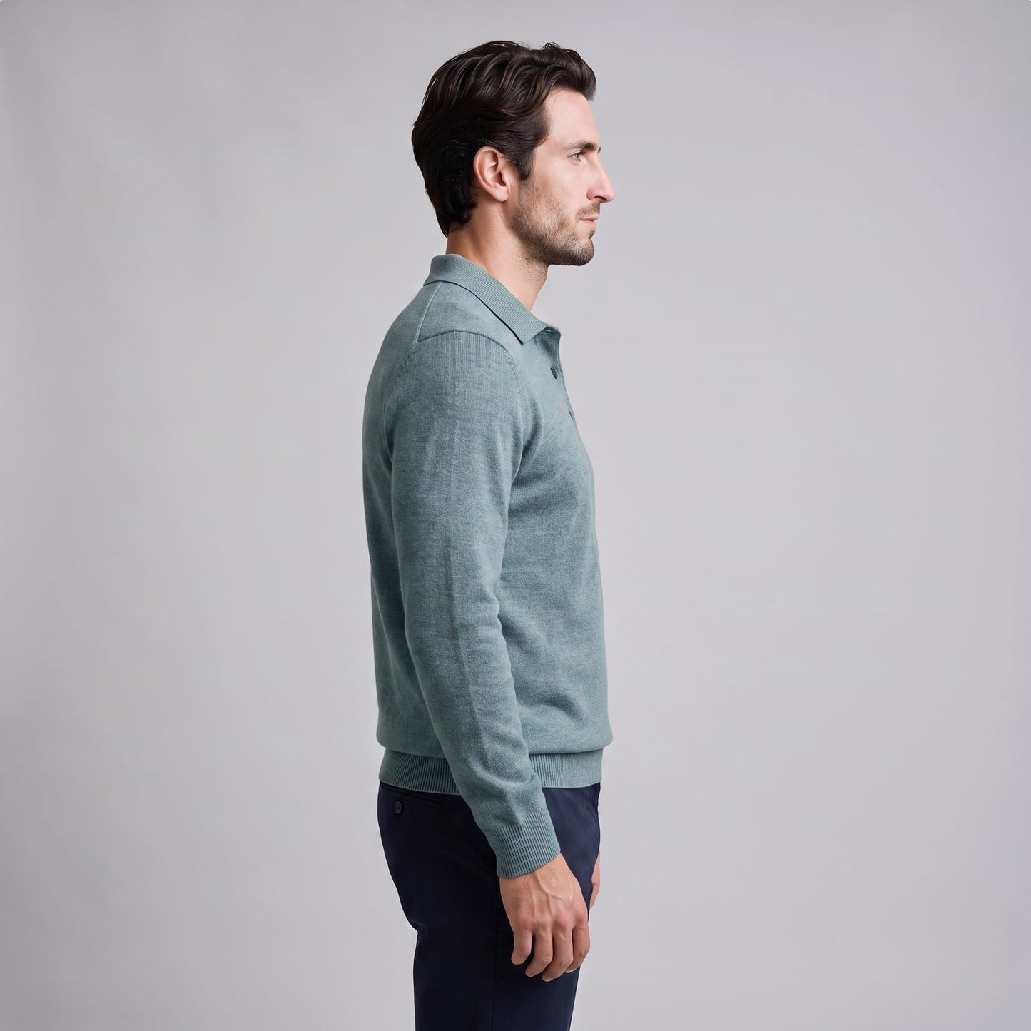 Kingsley Wool Polo Collar Sweater_24