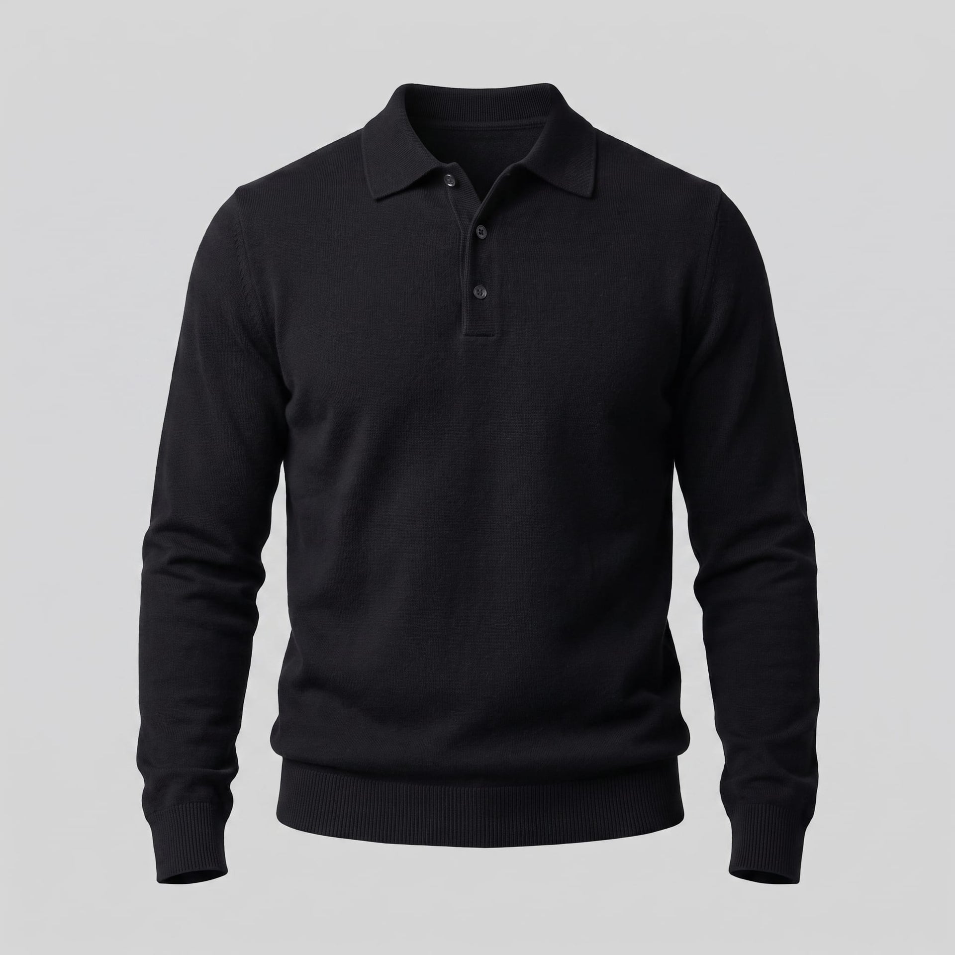 Kingsley Wool Polo Collar Sweater
