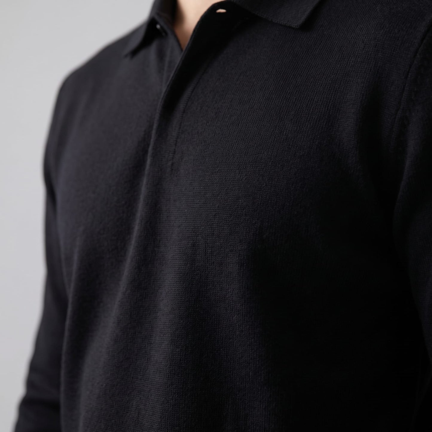 Kingsley Wool Polo Collar Sweater_30