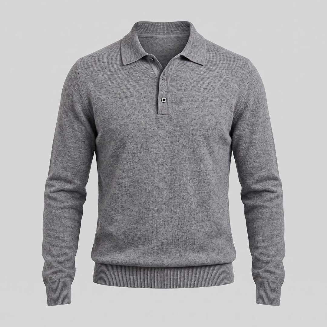Kingsley Wool Polo Collar Sweater