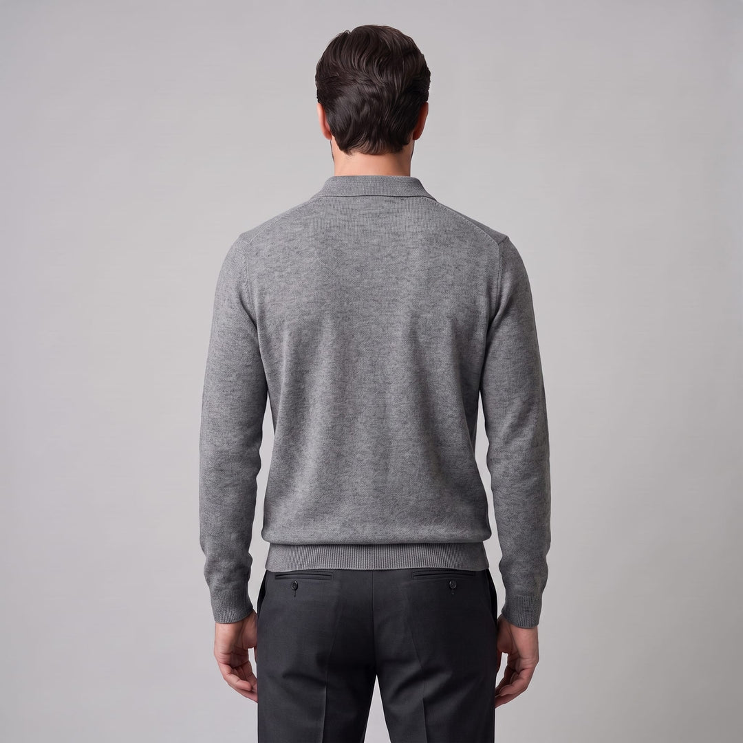 Kingsley Wool Polo Collar Sweater