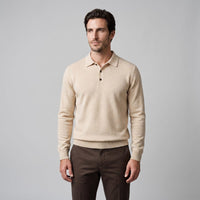 Kingsley Wool Polo Collar Sweater