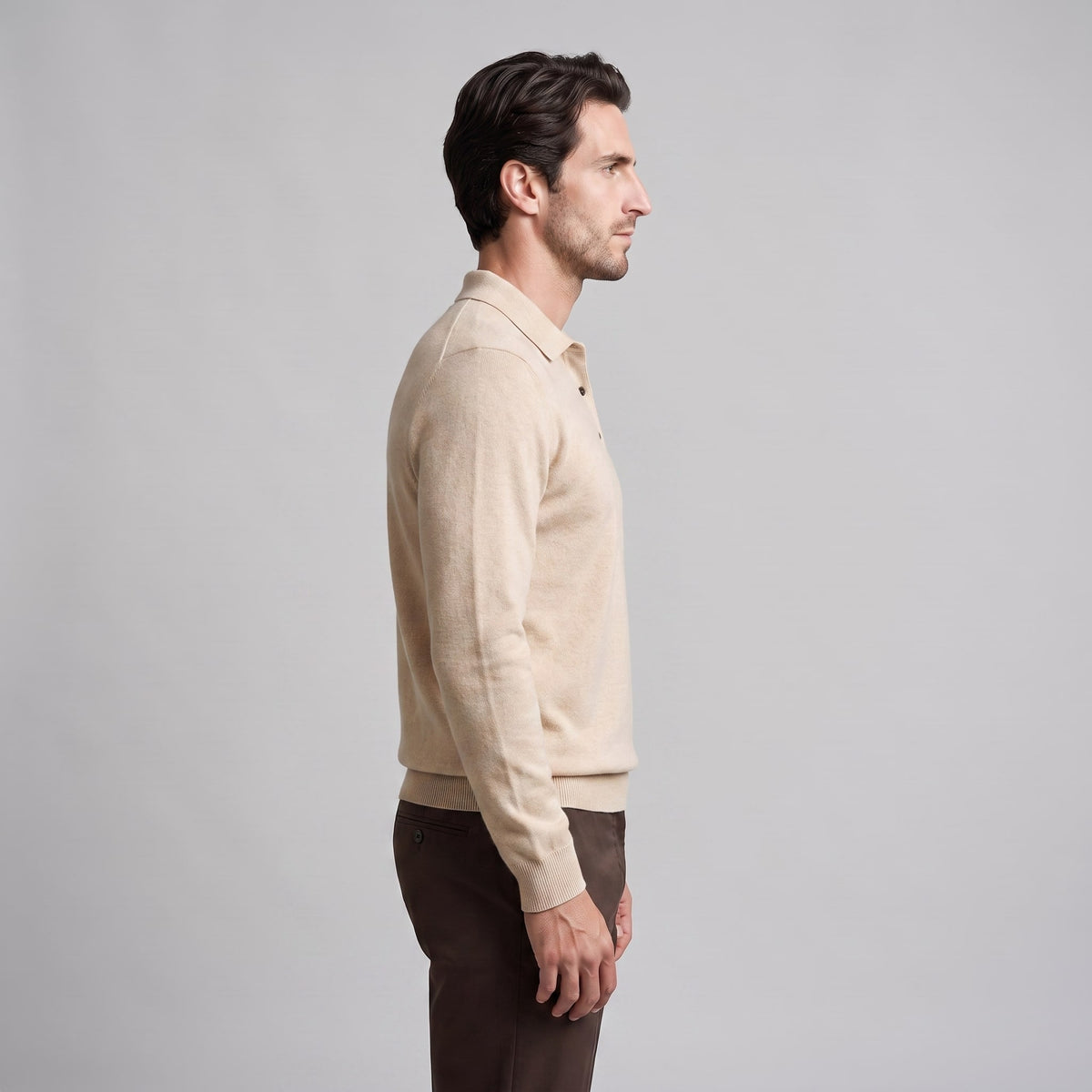Kingsley Wool Polo Collar Sweater_39
