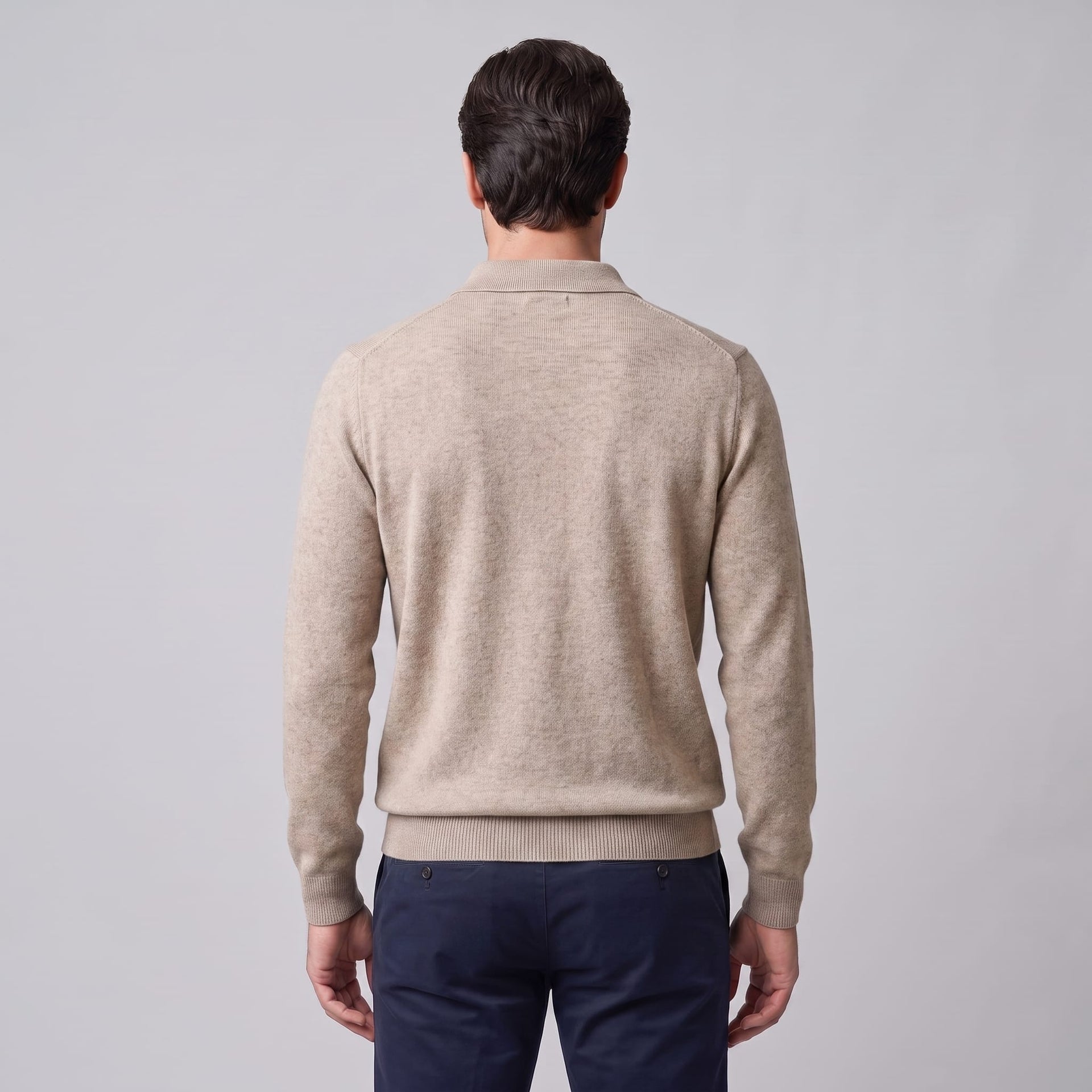 Kingsley Wool Polo Collar Sweater