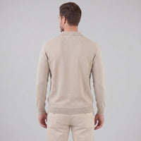 Boone Wool Long Sleeve Polo