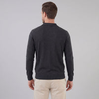 Boone Wool Long Sleeve Polo