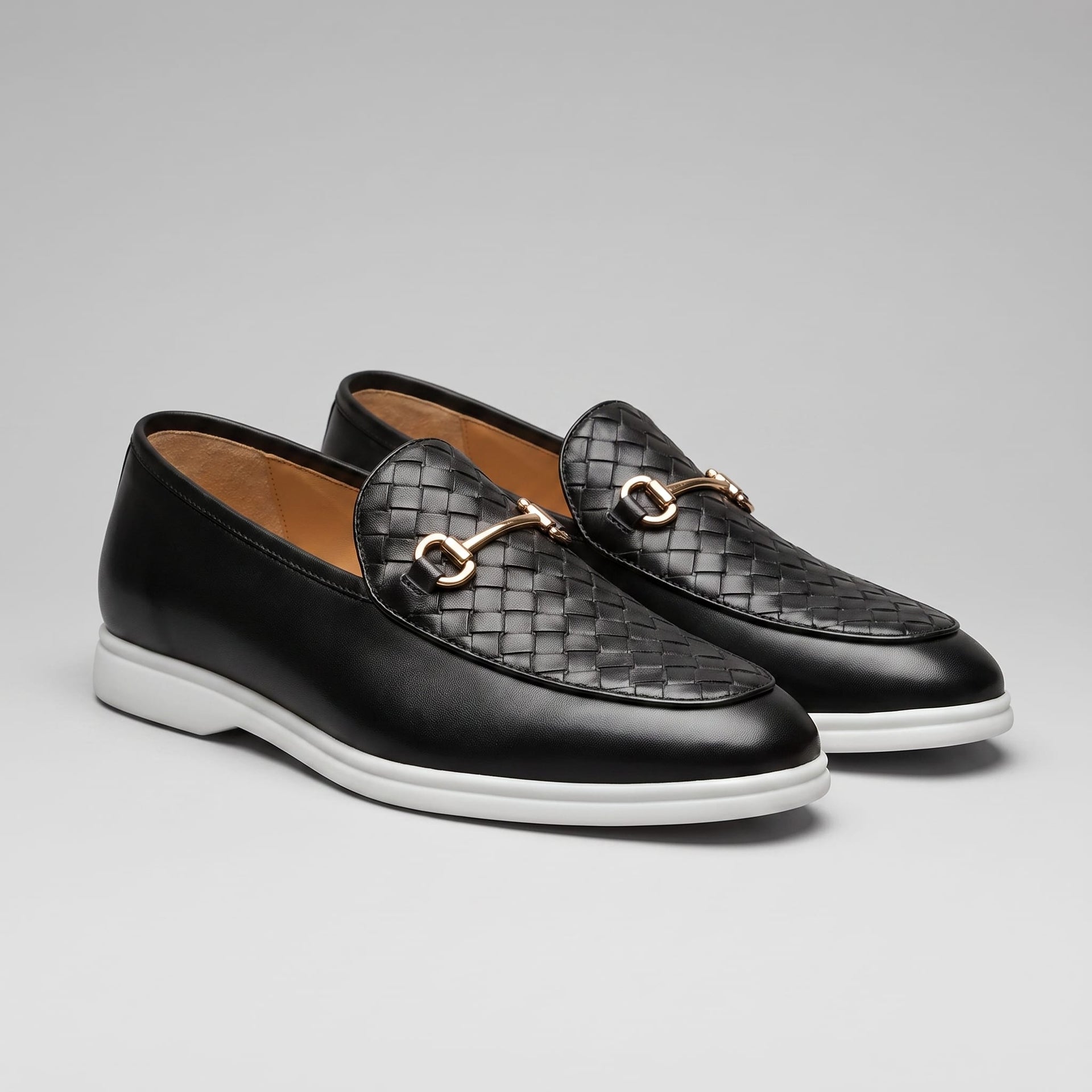 Robinson Woven Horsebit Loafers