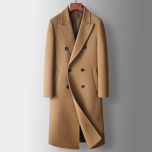 Bradley Double Breasted Longline Overcoat_1