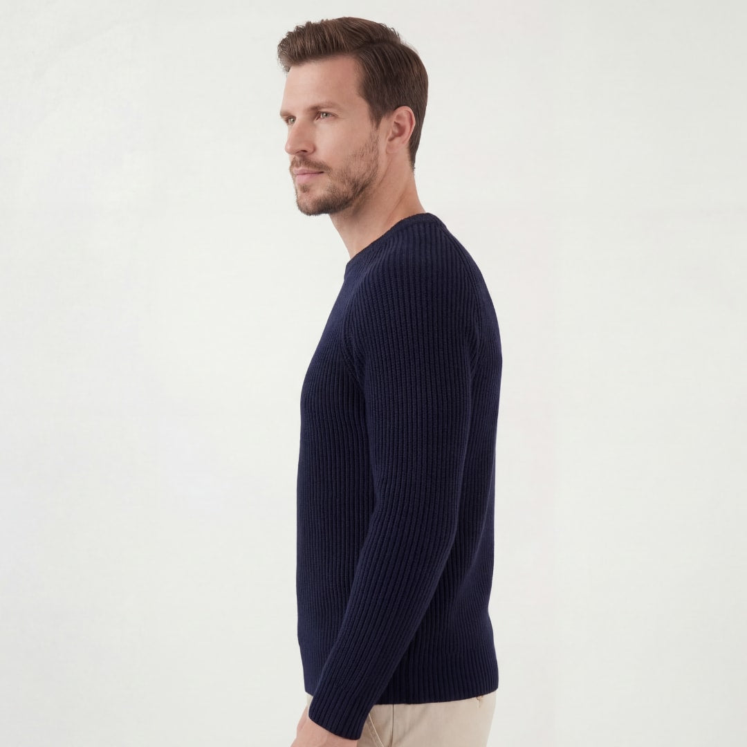 Marshall Ribbed Crew Neck Sweater
