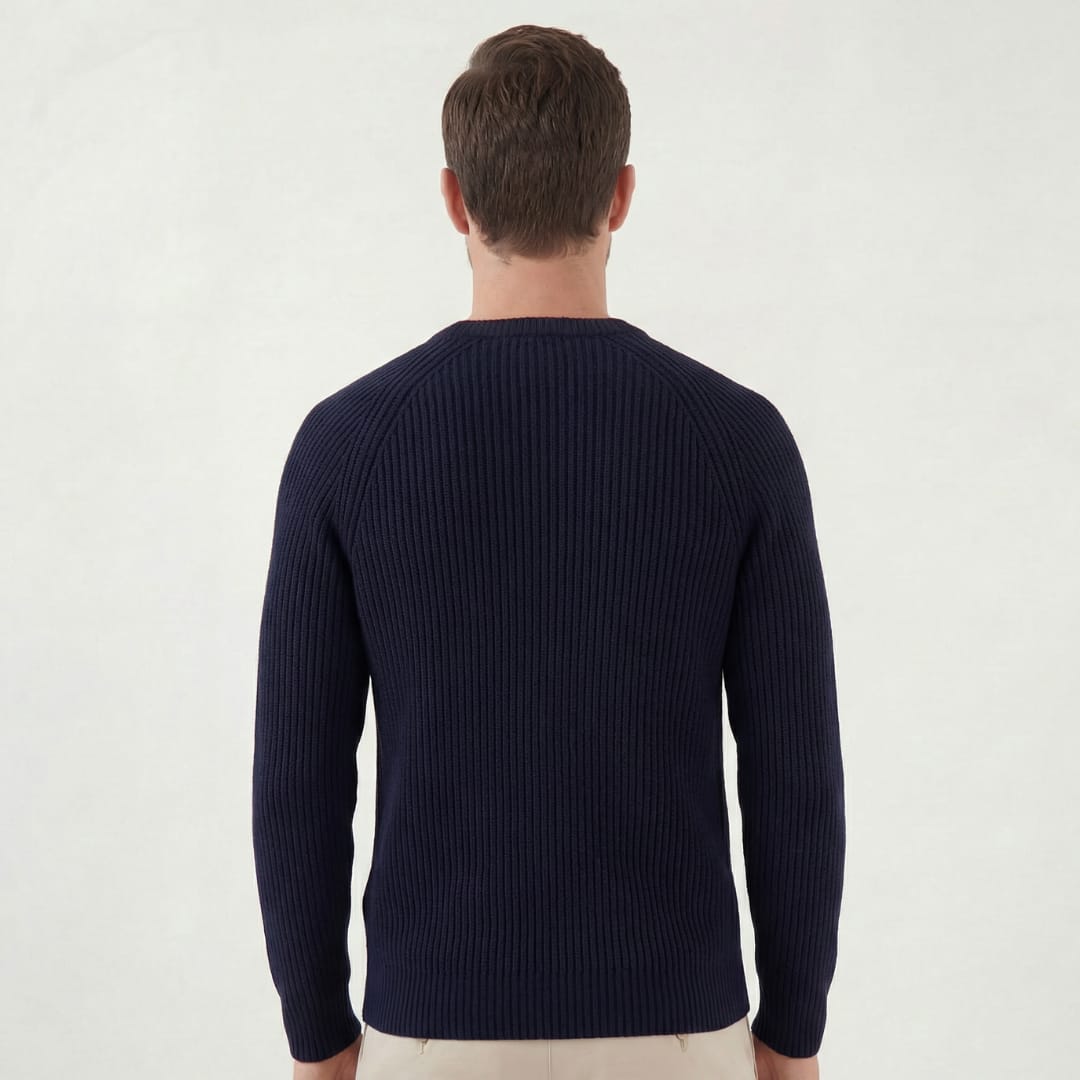 Marshall Ribbed Crew Neck Sweater