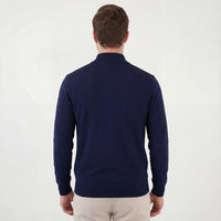 Quill Cotton Blend Half Zip Sweater