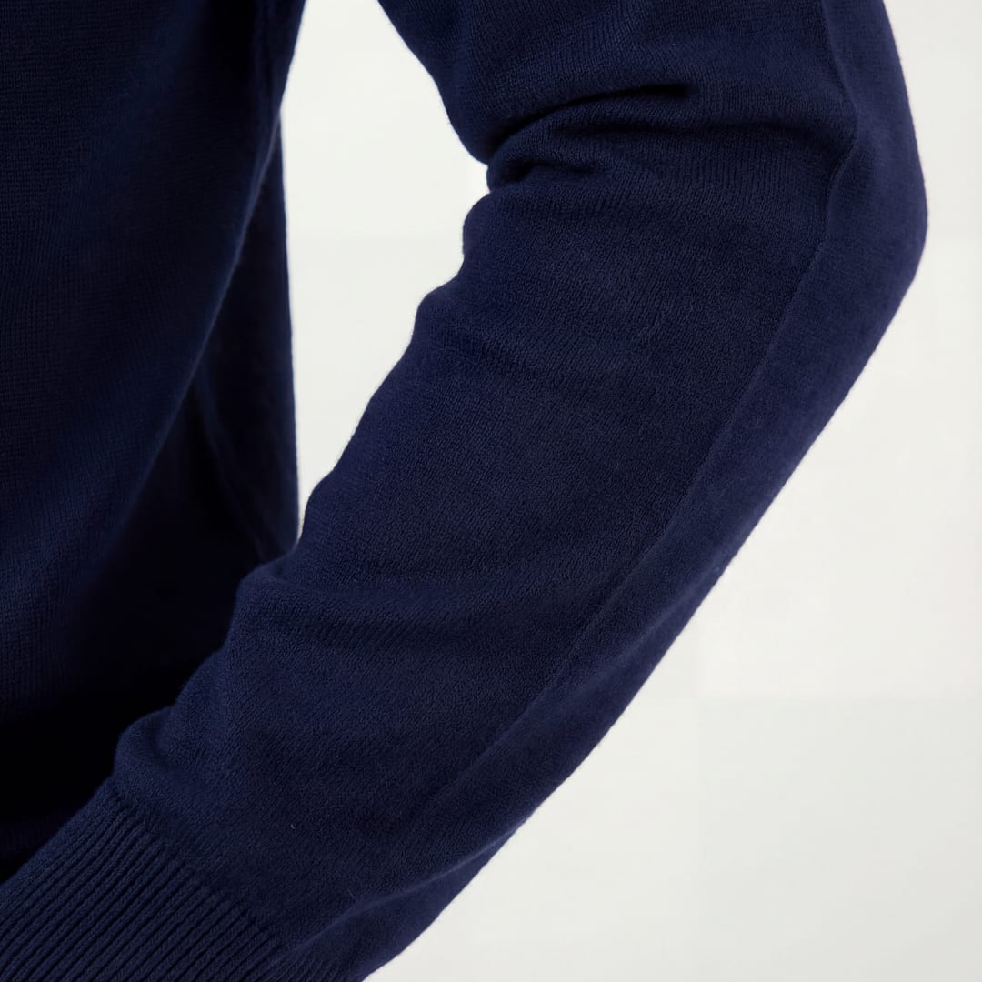 Quill Cotton Blend Half Zip Sweater