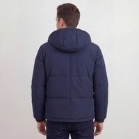 Mackenzie Navy Hooded Puffer Jacket
