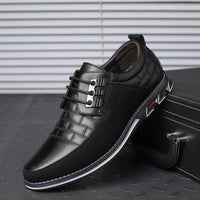 Bernard Leather Lace-Up Orthopedic Shoes