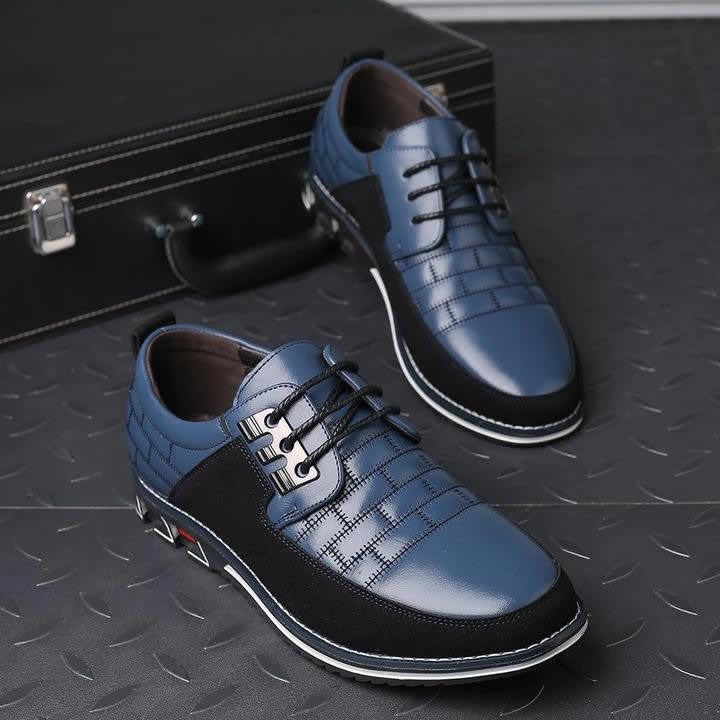 Bernard Leather Lace-Up Orthopedic Shoes