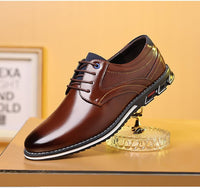 Bernard Leather Lace-Up Orthopedic Shoes