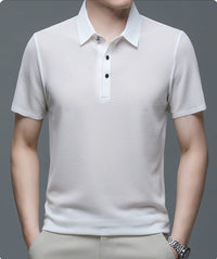 Dane Breathable Mesh Textured Polo Shirt