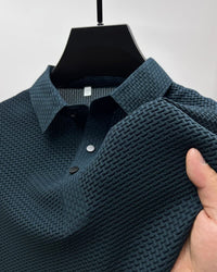 Dane Breathable Mesh Textured Polo Shirt