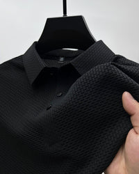 Dane Breathable Mesh Textured Polo Shirt