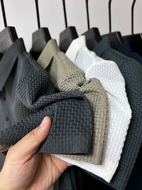 Dane Breathable Mesh Textured Polo Shirt